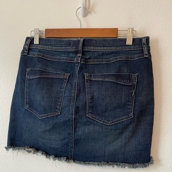 Express Women's 6 90's Y2K Rockabilly Denim Mini Skirt Sexy Baddie Streetwear - Picture 4 of 8